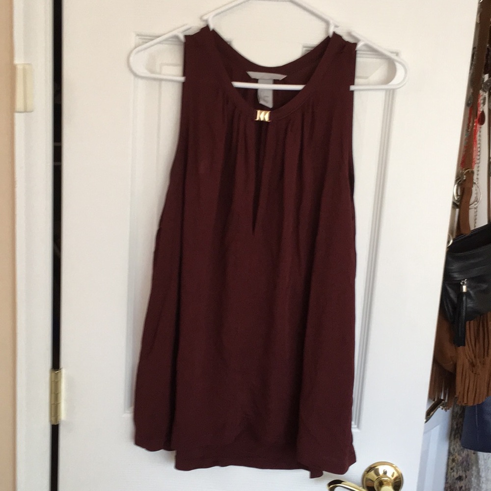 Maroon night out top